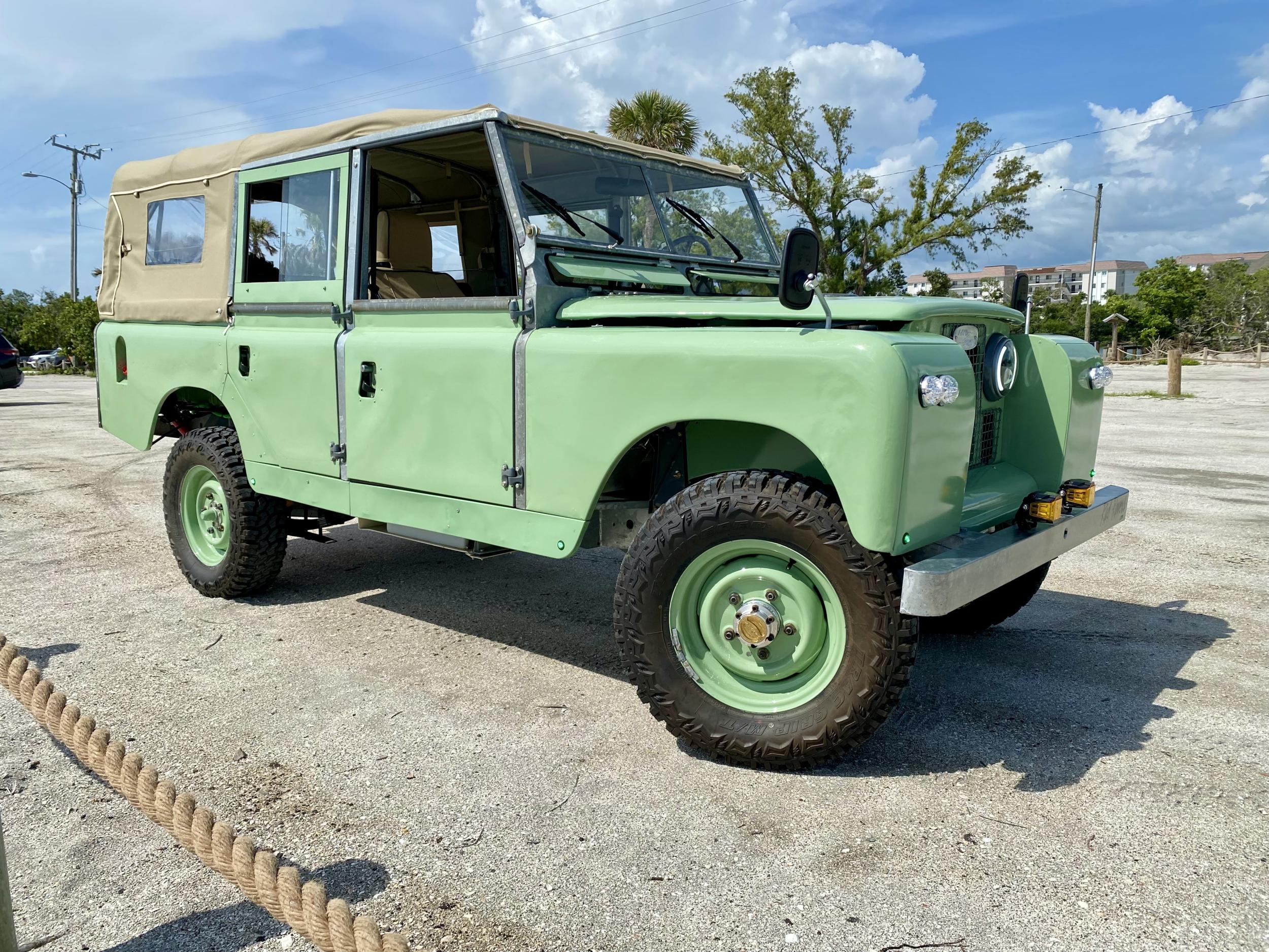 1961 Land Rover Series IIA 109 — exterior rear