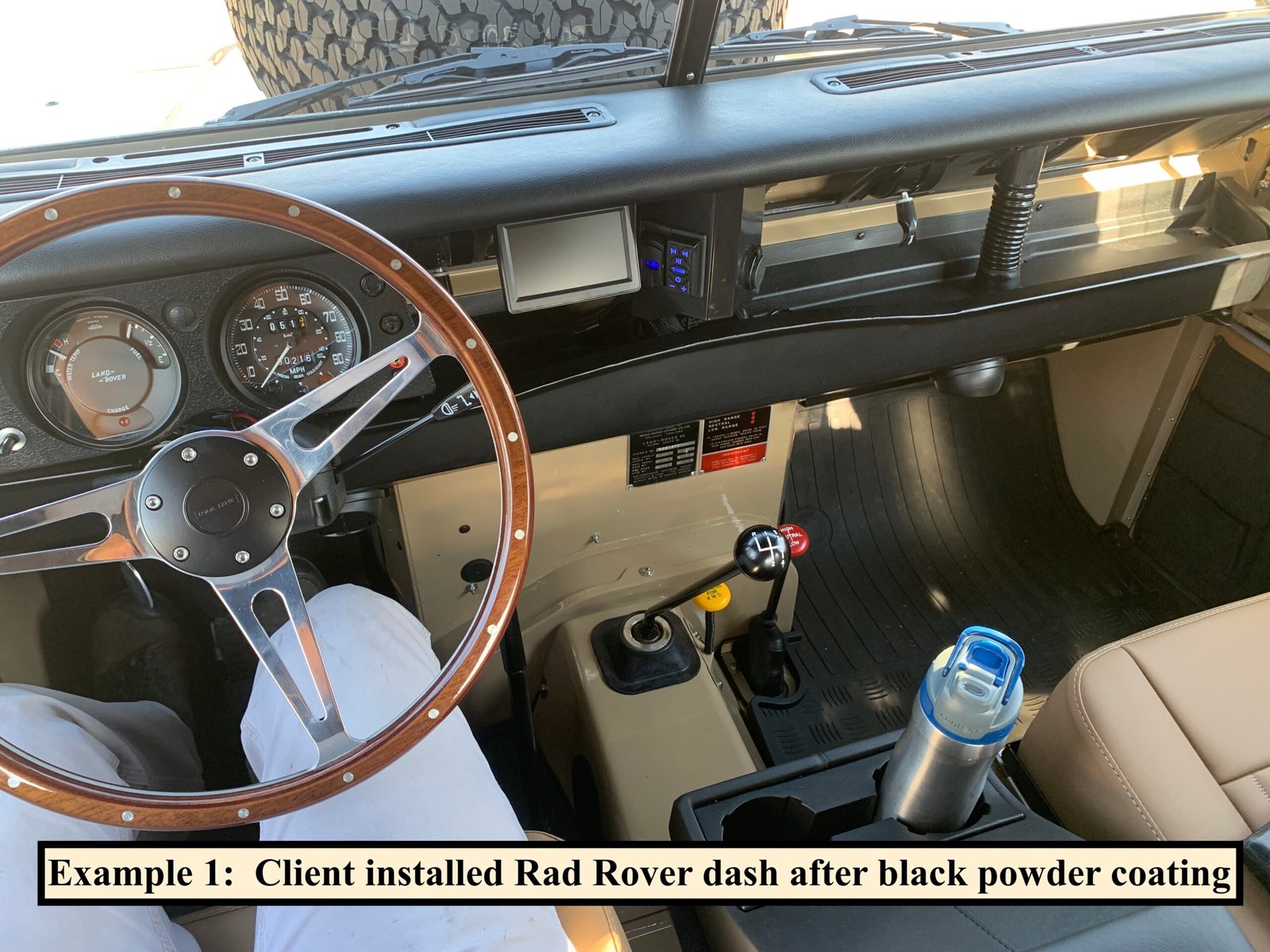 Dashboard installed in vehicle interior