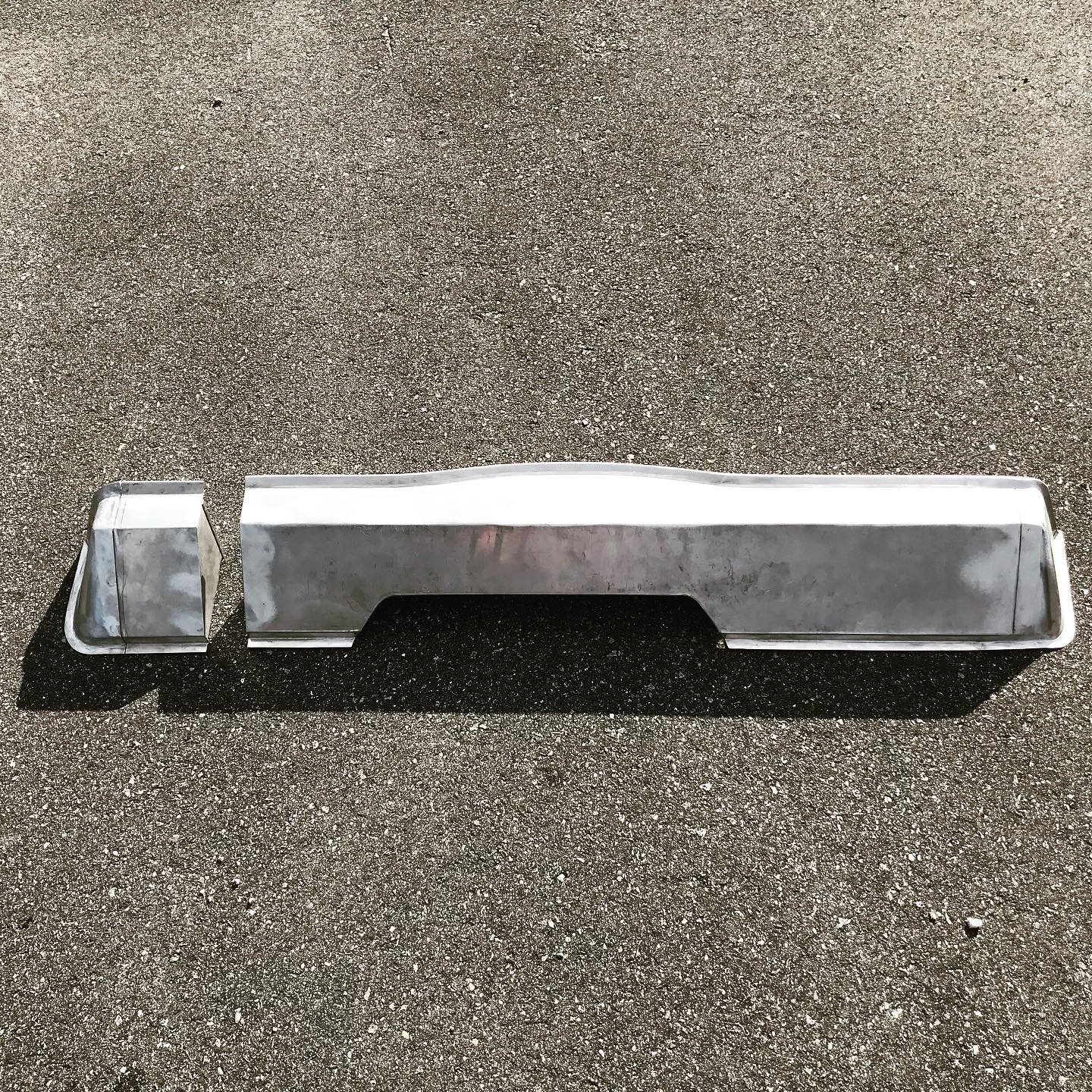 Aluminum dashboard detail